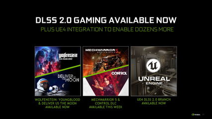 英偉達(dá)發(fā)布AI抗鋸齒DLSS 2.0 游戲性能大提升，推動(dòng)游戲開發(fā)創(chuàng)新